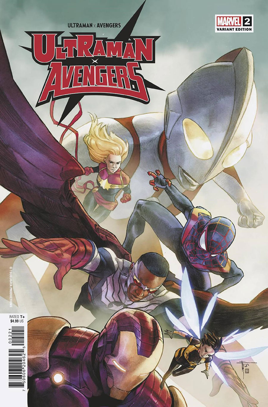 Ultraman x Avengers #2 Cover B Variant Francesco Mobili Cover