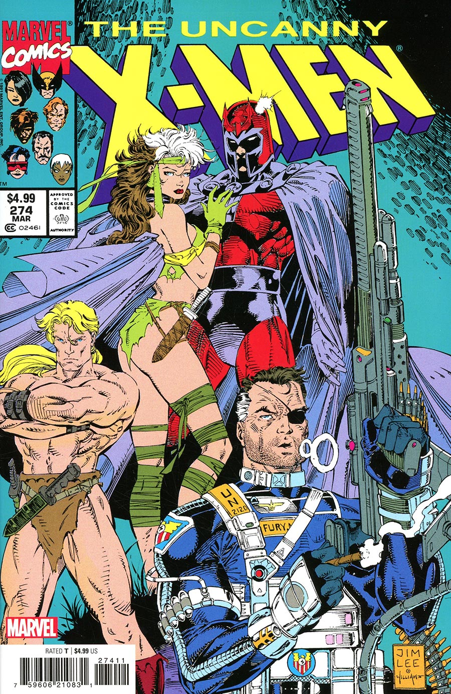 Uncanny X-Men #274 Cover B Facsimile Edition