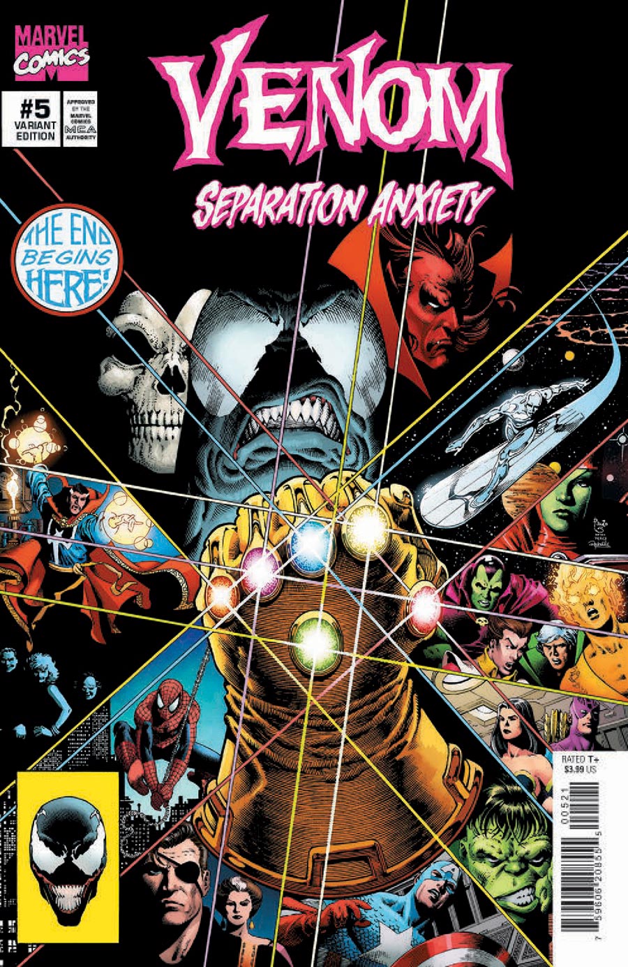 Venom Separation Anxiety (2024) #5 Cover B Variant Paulo Siqueira Homage Cover