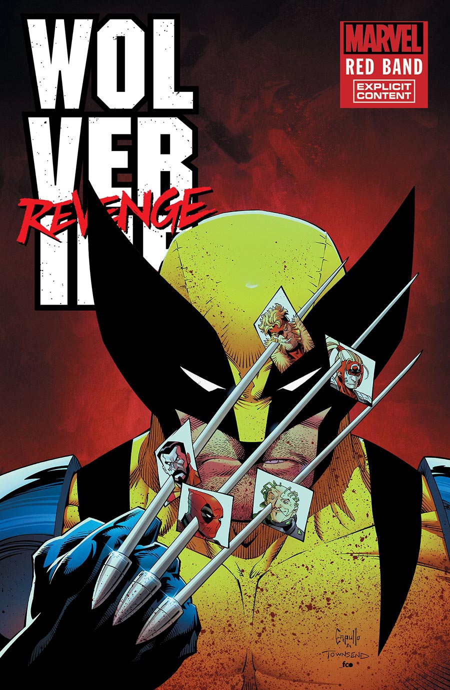 Wolverine Revenge Red Band Edition #2 Cover A Regular Greg Capullo Cover With Polybag