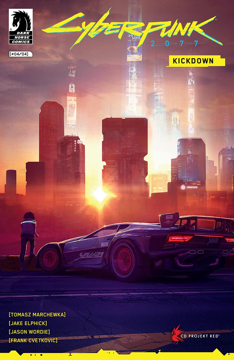 Cyberpunk 2077 Kickdown #4 Cover D Variant DOFRESH Cover