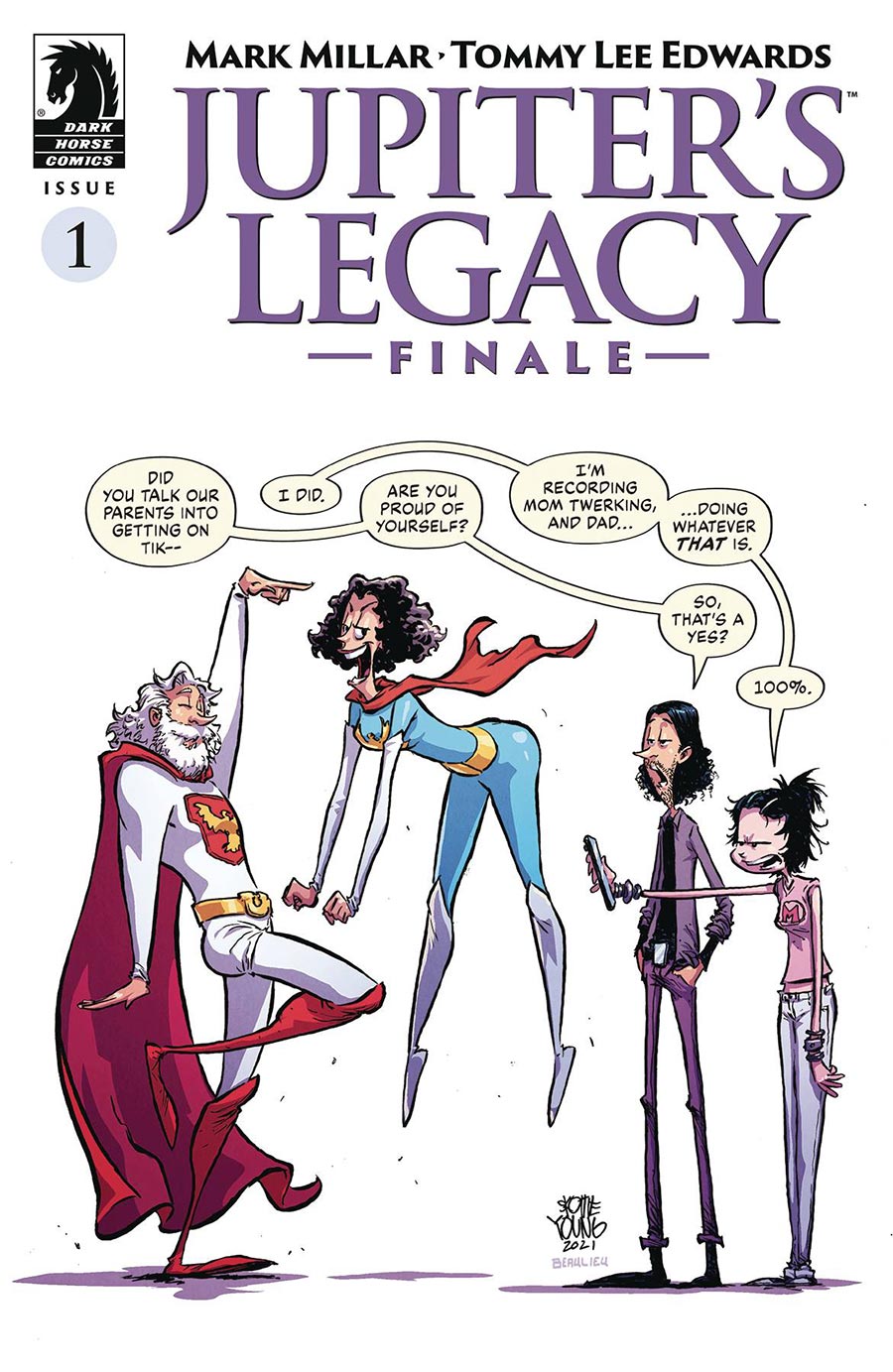 Jupiters Legacy Finale #1 Cover D Variant Skottie Young Cover