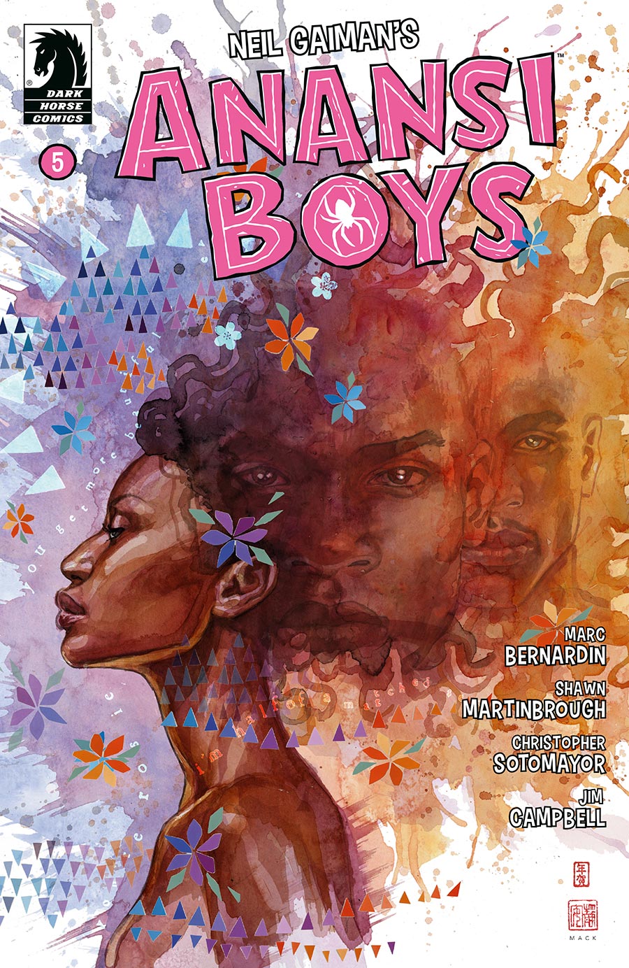 Neil Gaimans Anansi Boys I #5 Cover A Regular David Mack Cover