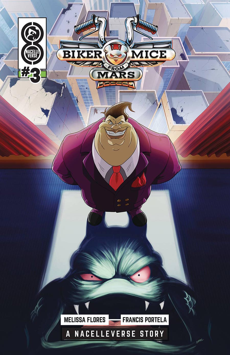 Biker Mice From Mars Vol 2 #3 Cover C Variant Patrick Spaziante cover