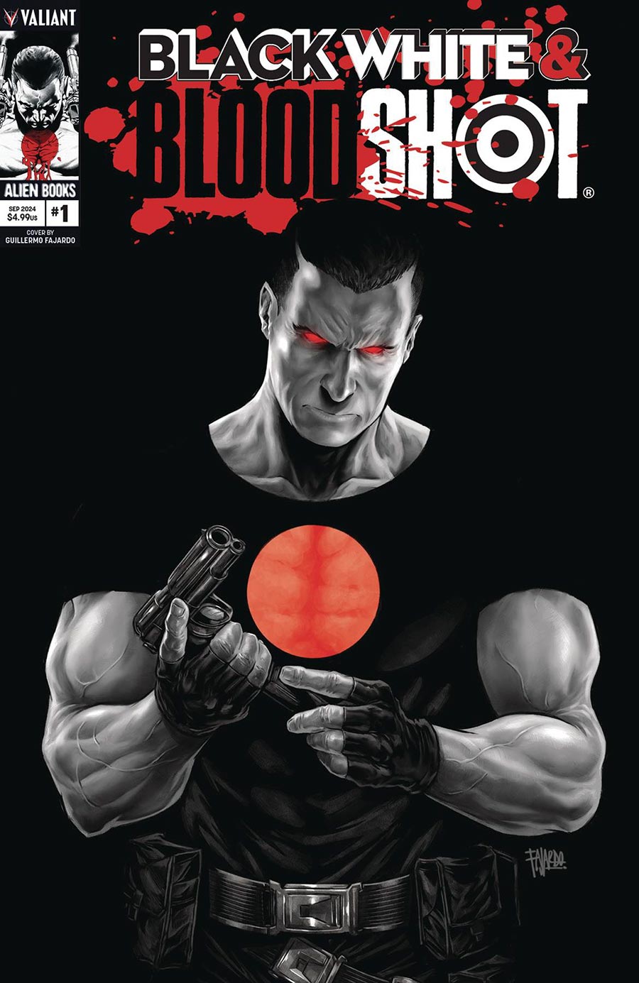 Black White & Bloodshot #1 Cover A Regular Guillermo Fajardo Cover