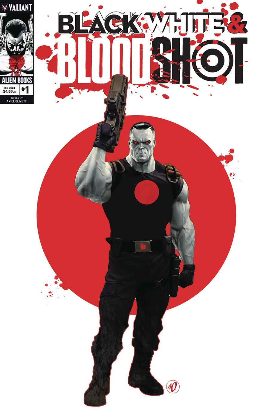 Black White & Bloodshot #1 Cover D Variant Ariel Olivetti Cover