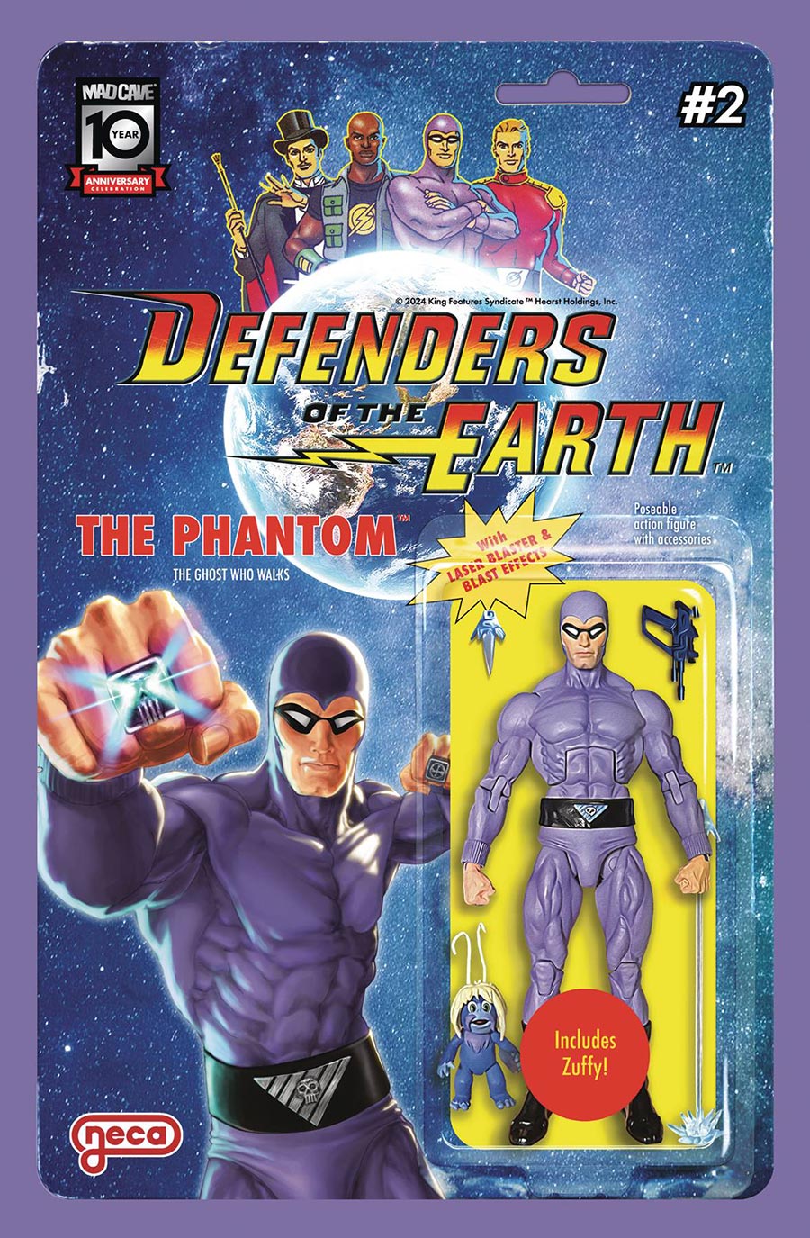 Defenders Of The Earth Vol 2 #2 Cover B Variant Djordje Djokovic Action Figure Cover