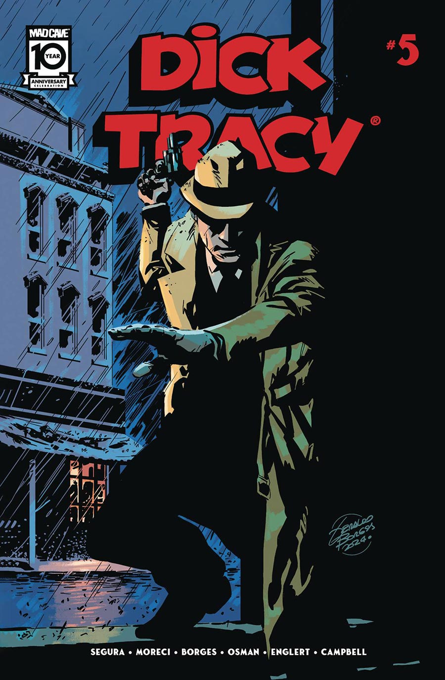 Dick Tracy (Mad Cave Studios) #5 Cover A Regular Geraldo Borges Cover