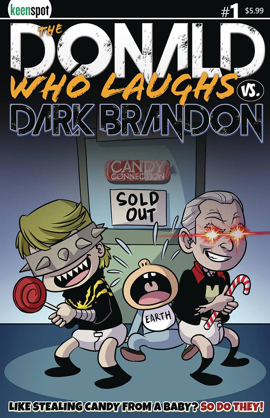 Donald Who Laughs vs Dark Brandon #1 Cover E Variant Shawn Remulac Dark Babies Cover