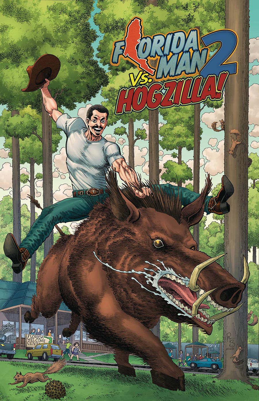 Florida Man vs Hogzilla #3 Cover A Regular Pat Broderick Cover