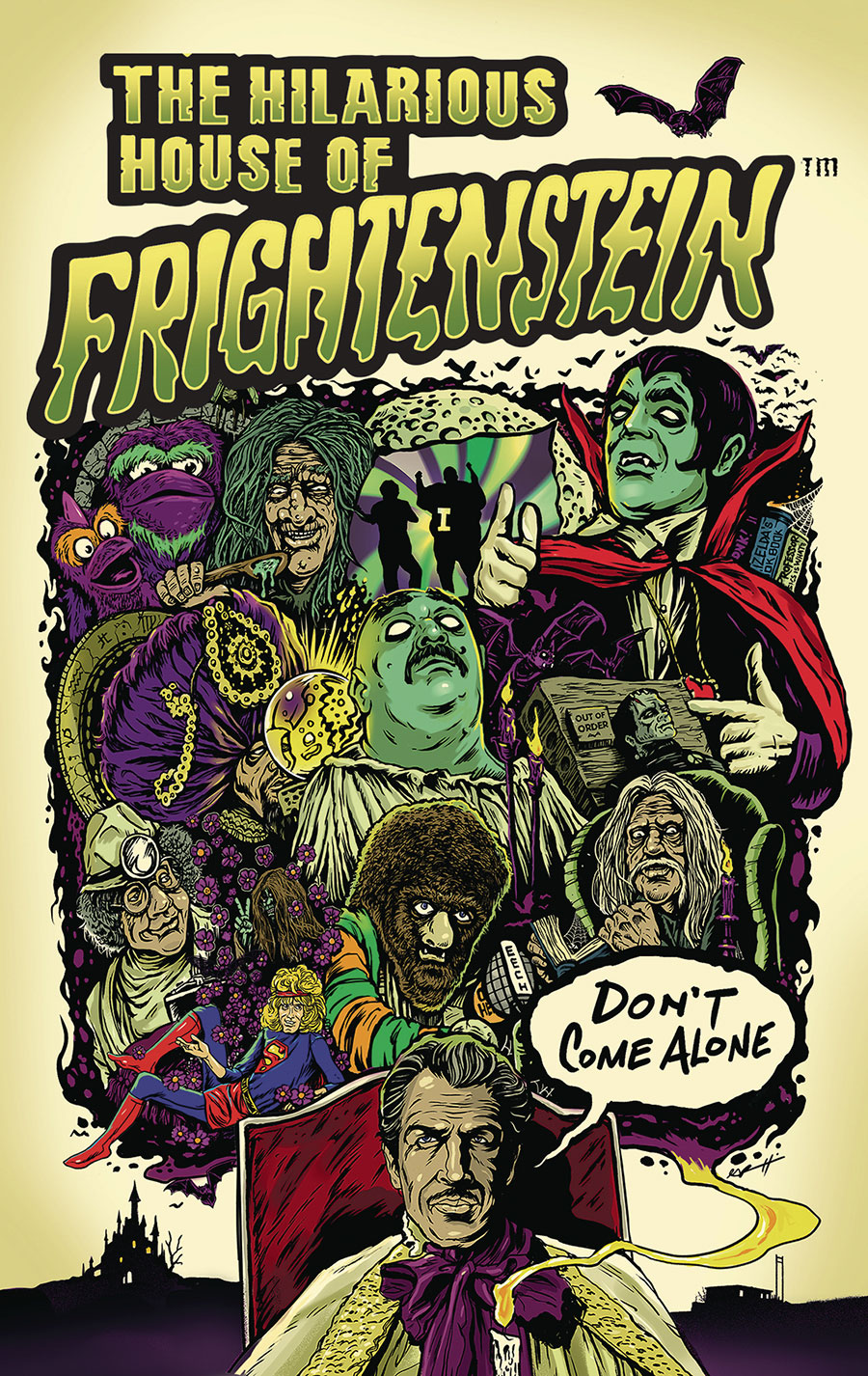 Hilarious House Of Frightenstein #1 Cover B Variant Gary Pullin Ghoulish Cover