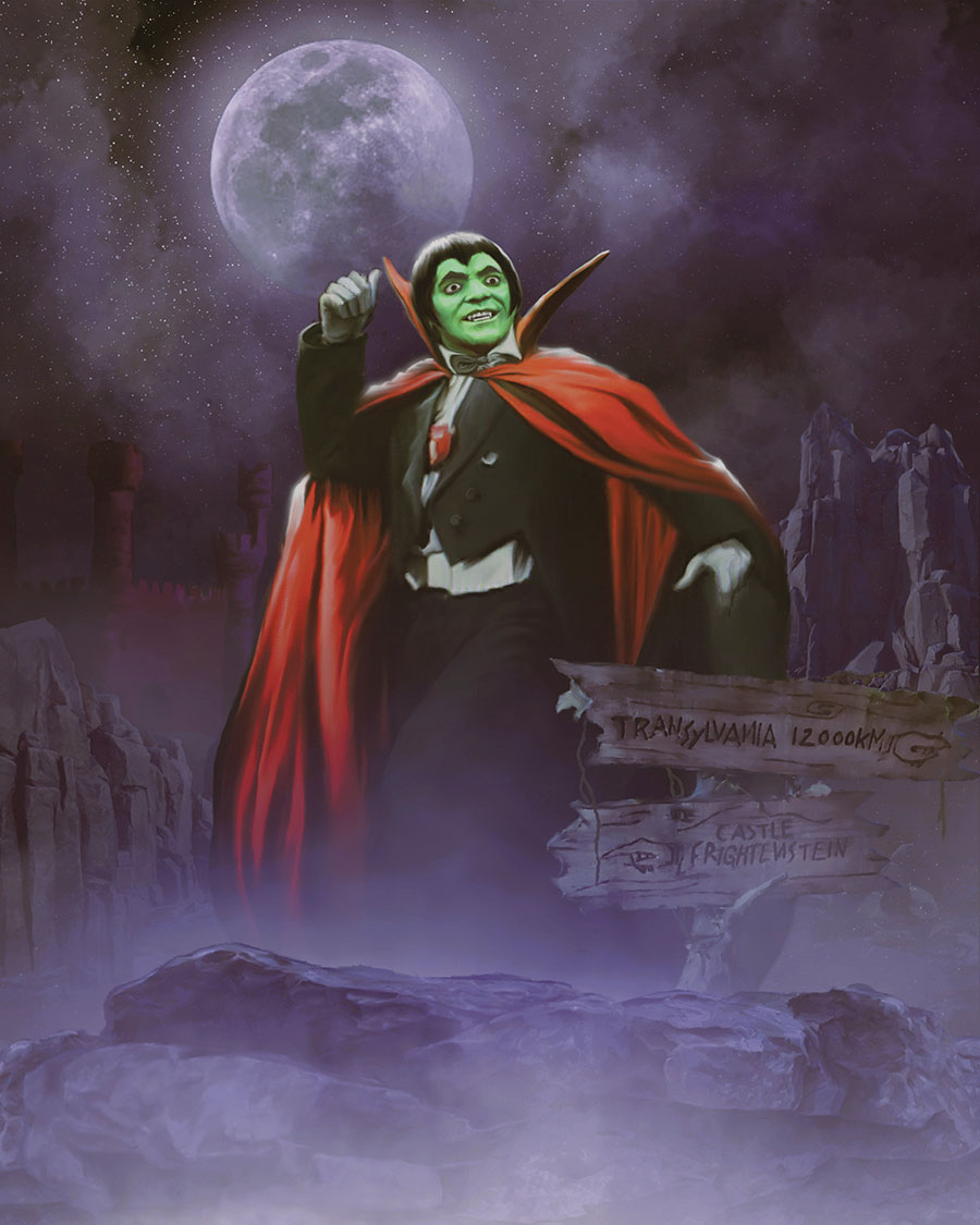 Hilarious House Of Frightenstein #1 Cover C Variant James Pruden Cover