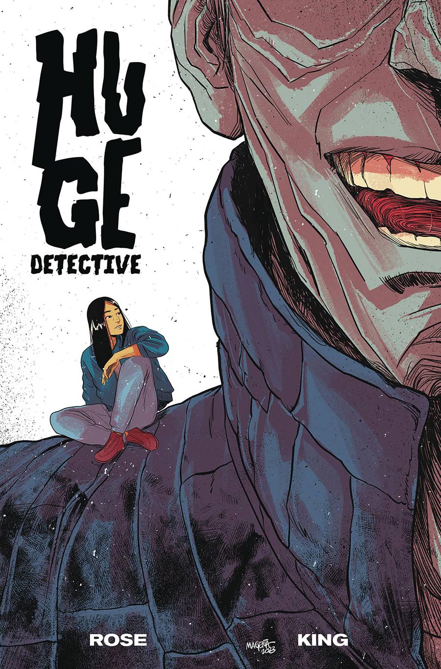 Huge Detective #2 Cover B Variant Magenta King Cover