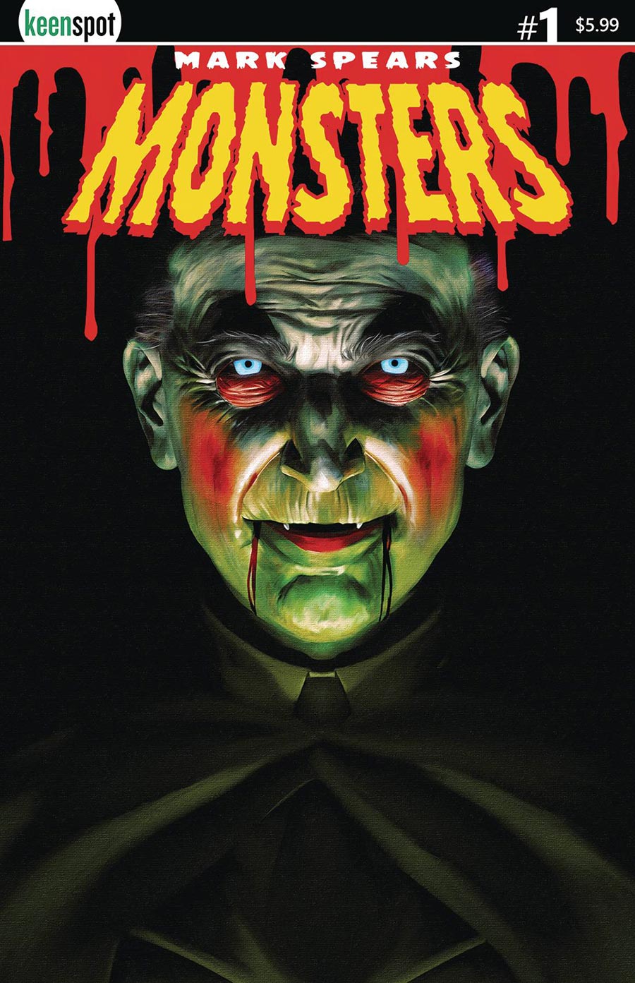 Mark Spears Monsters #1 Cover B Variant Mark Spears Dripping Blood Cover