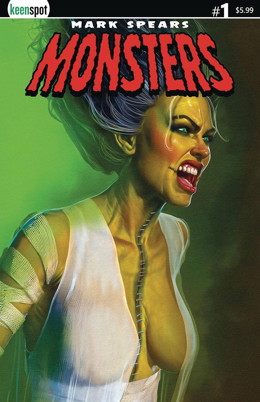 Mark Spears Monsters #1 Cover E Variant Mark Spears Bridezilla Cover