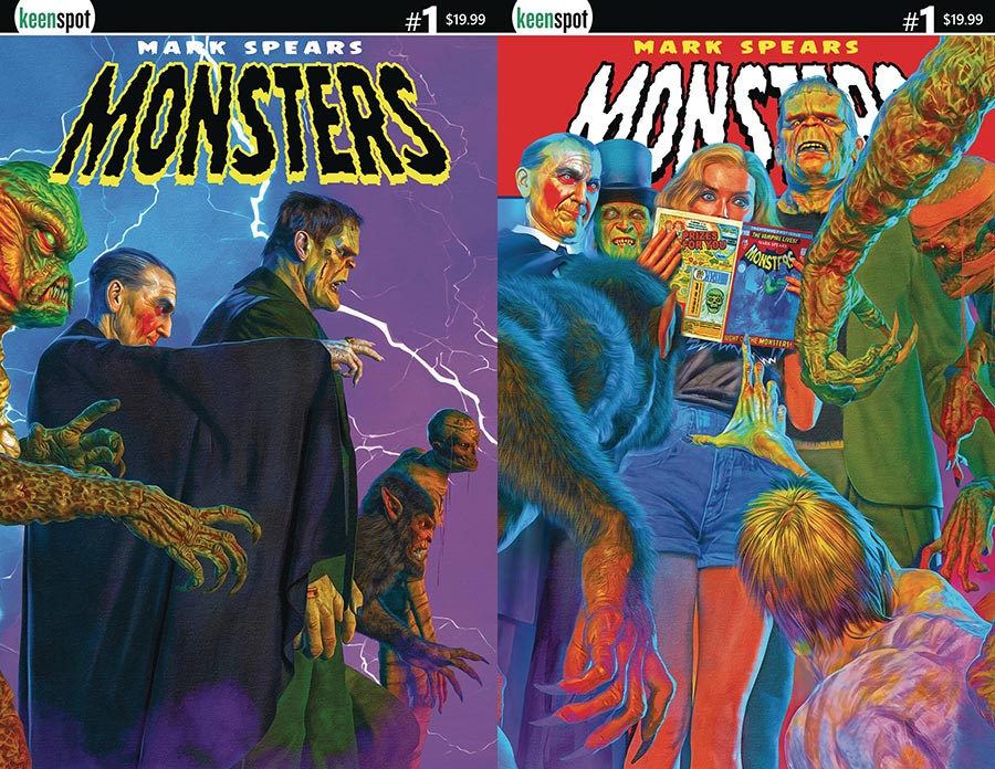 Mark Spears Monsters #1 Cover F Variant Mark Spears Holofoil Flip Cover