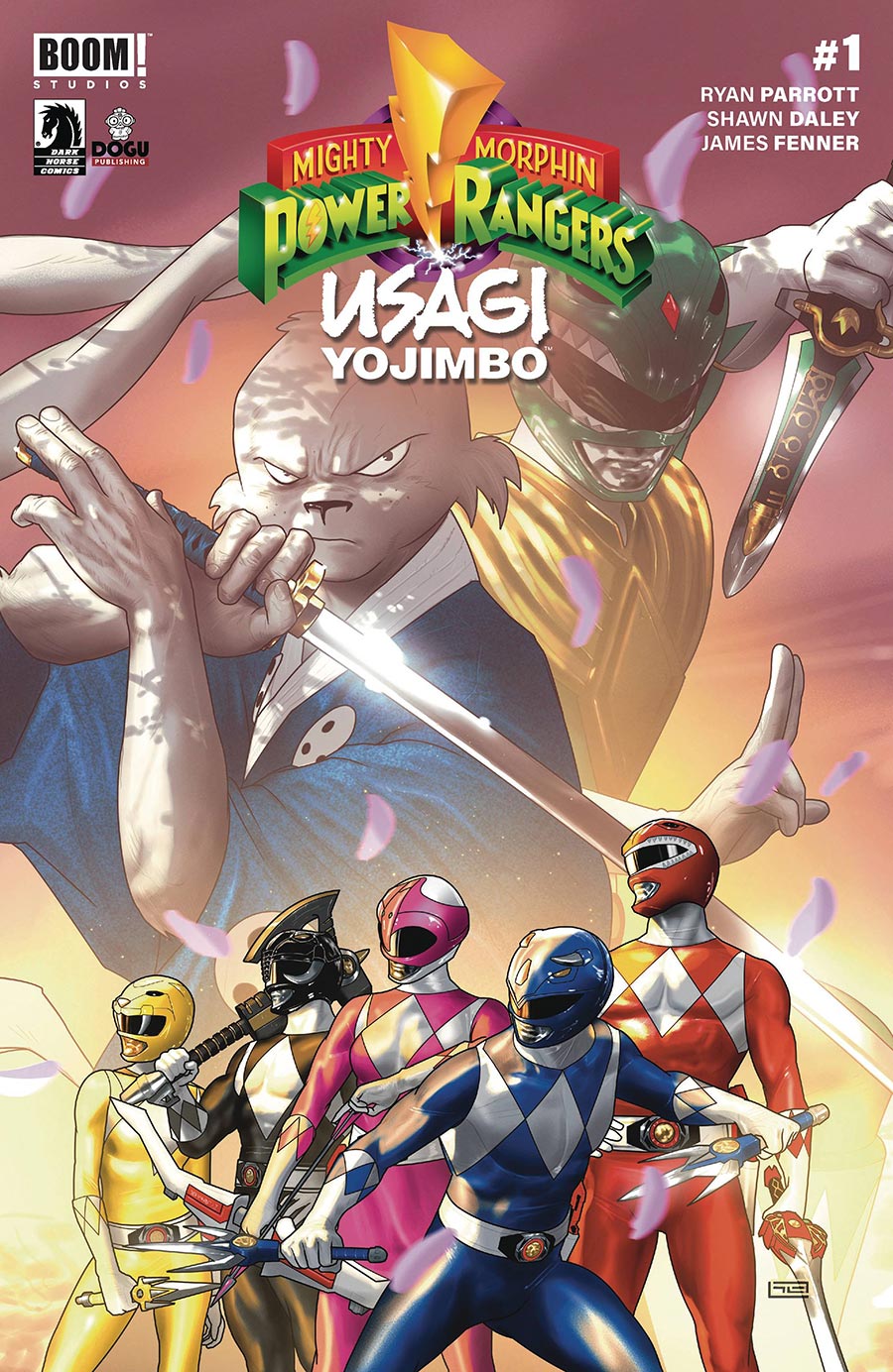 Mighty Morphin Power Rangers Usagi Yojimbo #1 (One Shot) Cover A Regular Taurin Clarke Cover