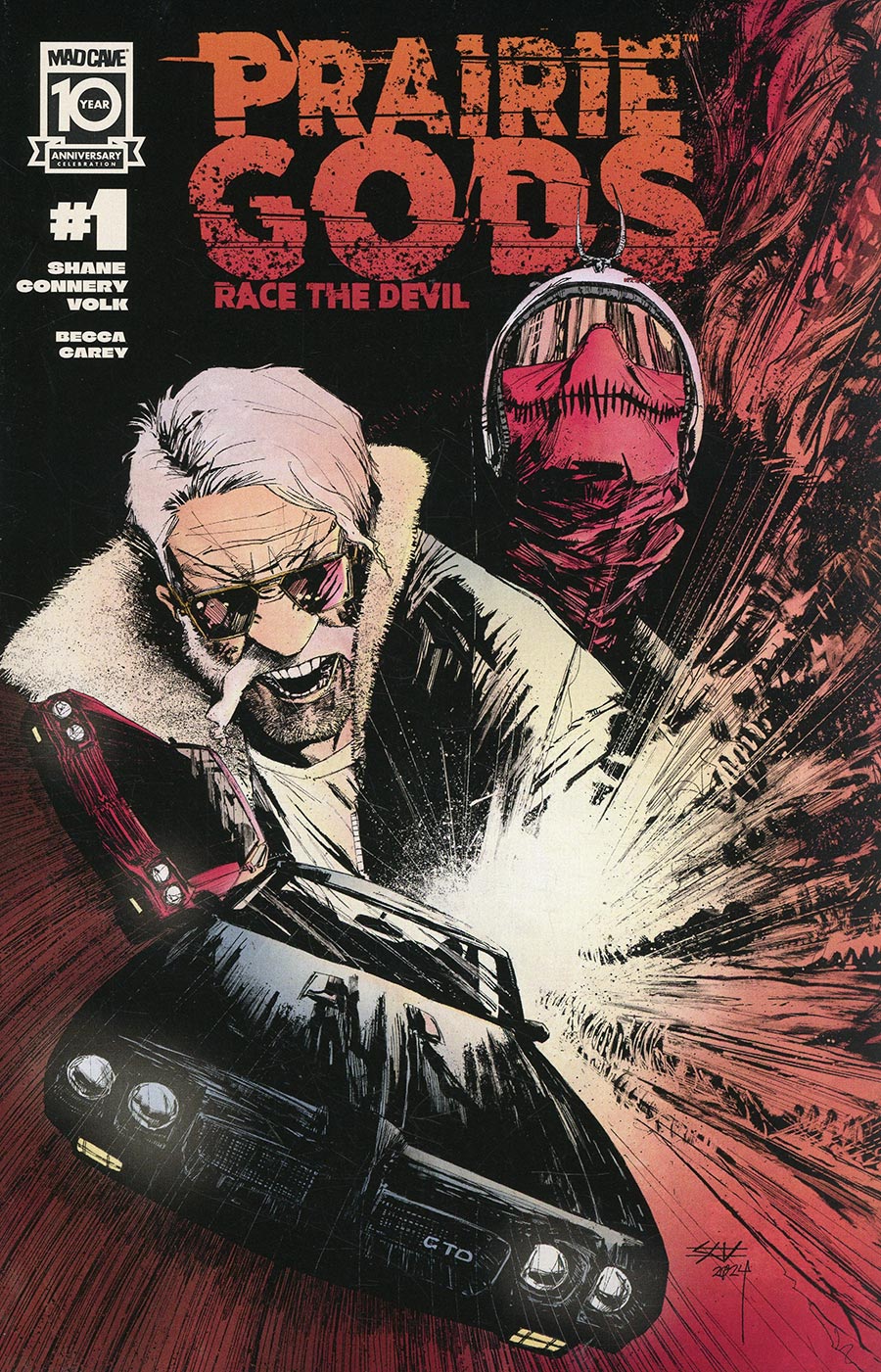 Prairie Gods #1 Race The Devil Cover A Regular Shane Connery Volk Cover