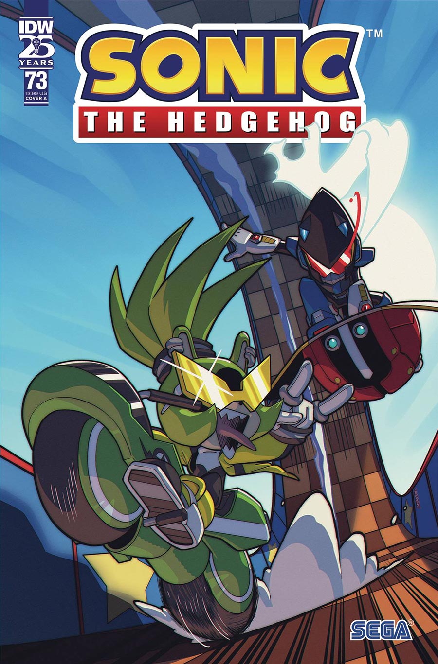 Sonic The Hedgehog Vol 3 #73 Cover A Regular Ryan Jampole Cover