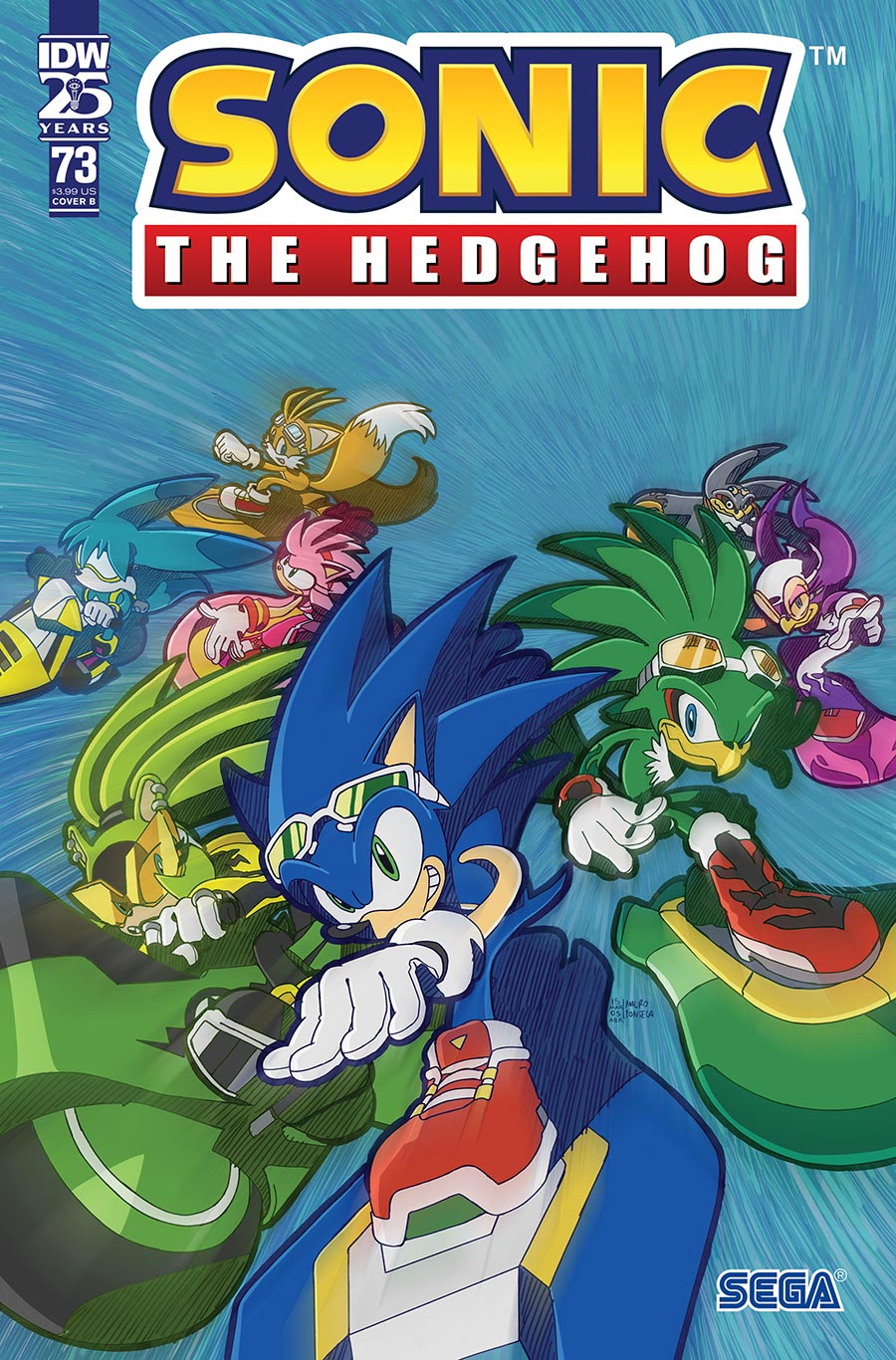 Sonic The Hedgehog Vol 3 #73 Cover B Variant Mauro Fonseca Cover