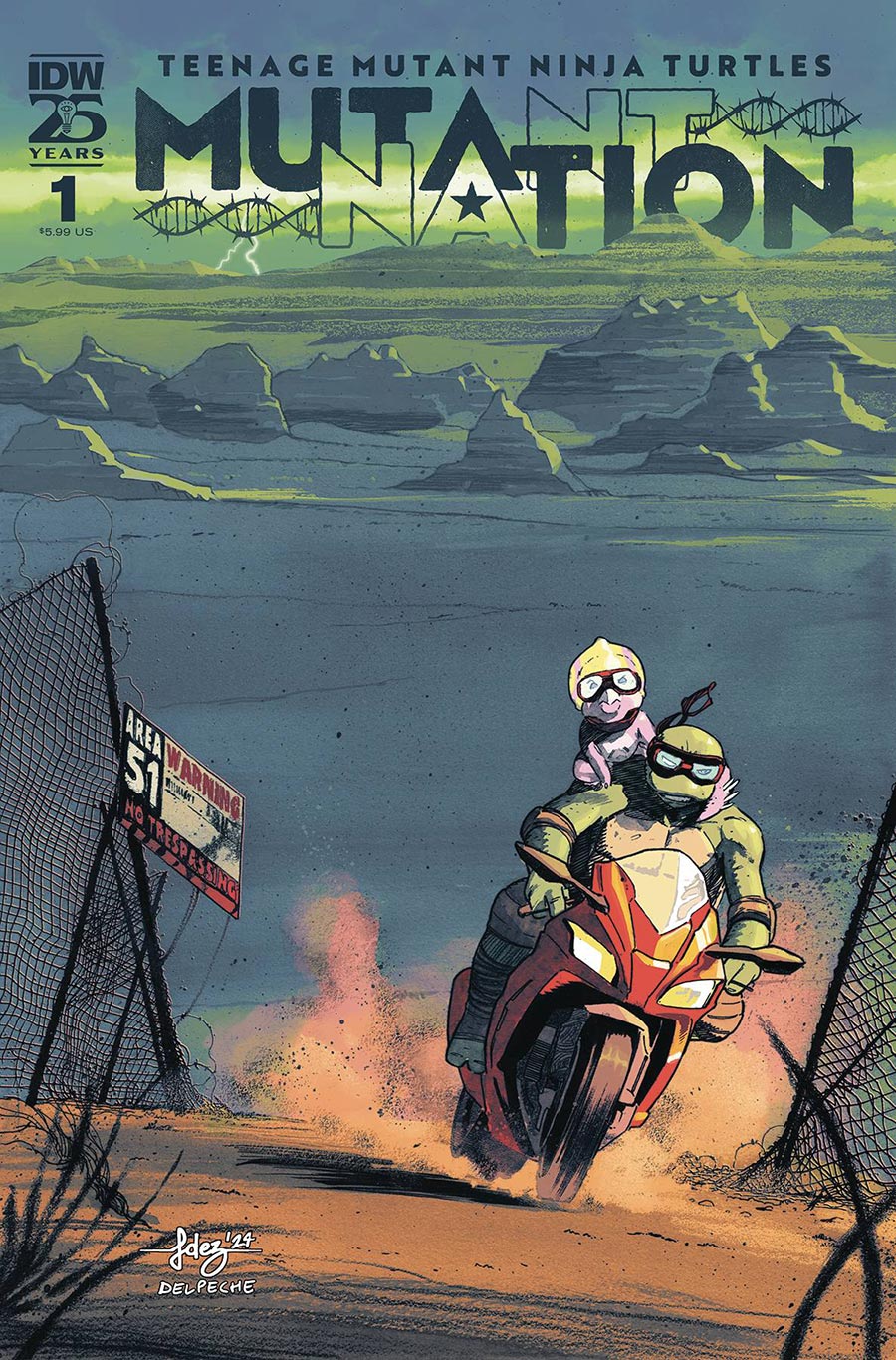 Teenage Mutant Ninja Turtles Mutant Nation #1 Cover A Regular Javier Fernandez Cover