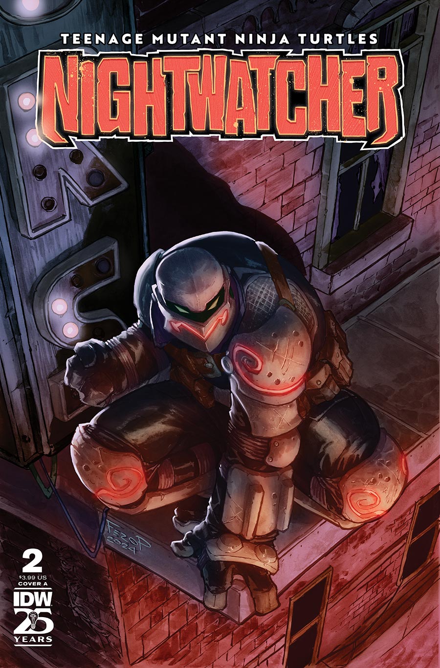 Teenage Mutant Ninja Turtles Nightwatcher #2 Cover A Regular Fero Pe Cover