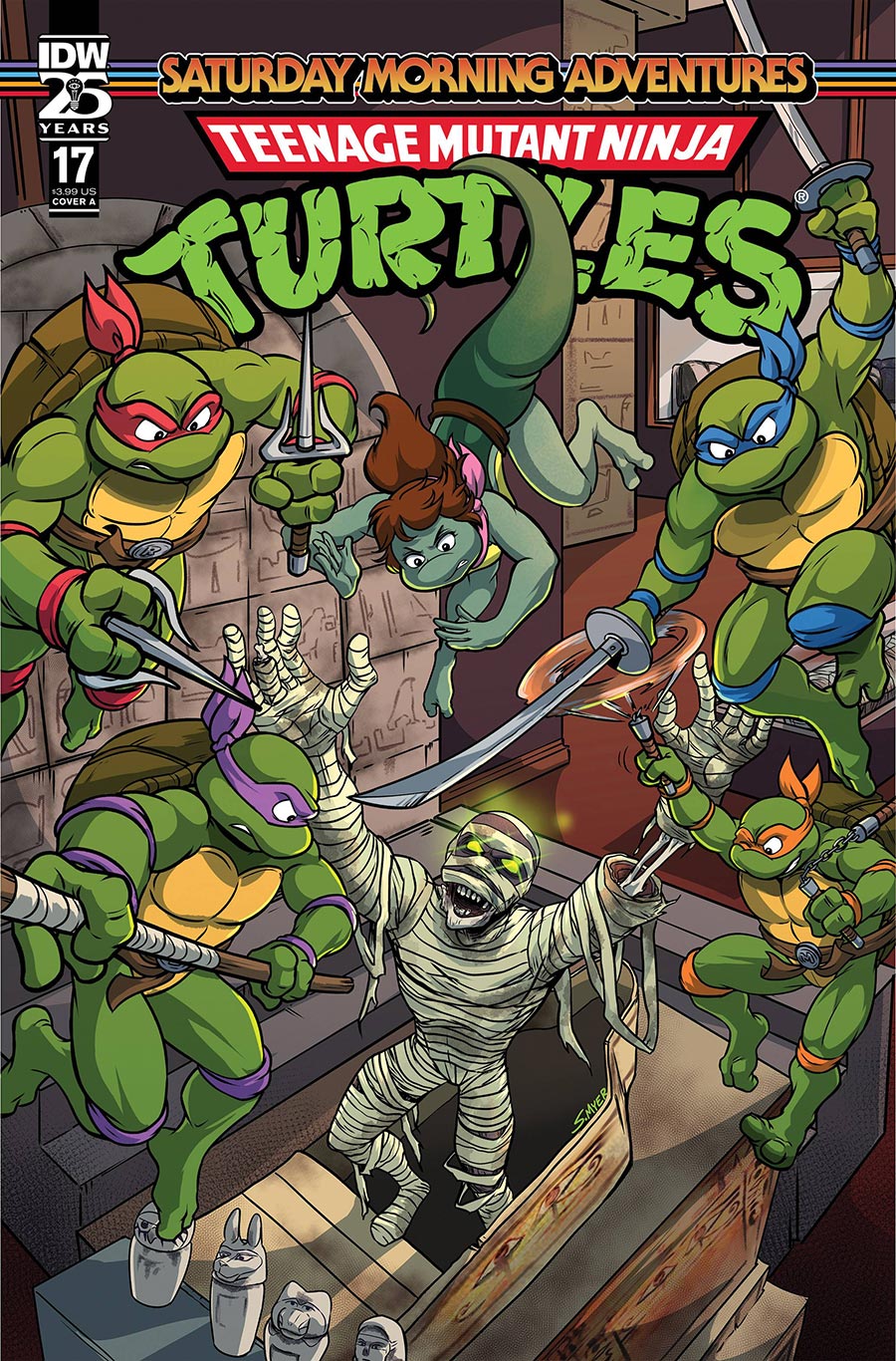 Teenage Mutant Ninja Turtles Saturday Morning Adventures Continued #17 Cover A Regular Sarah Myer Cover