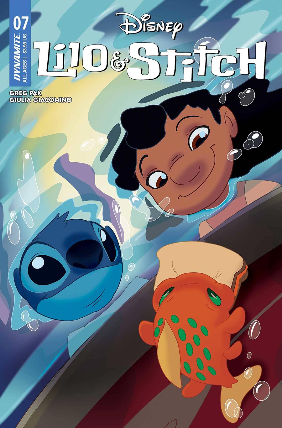 Lilo & Stitch #7 Cover B Variant Trish Forstner Cover