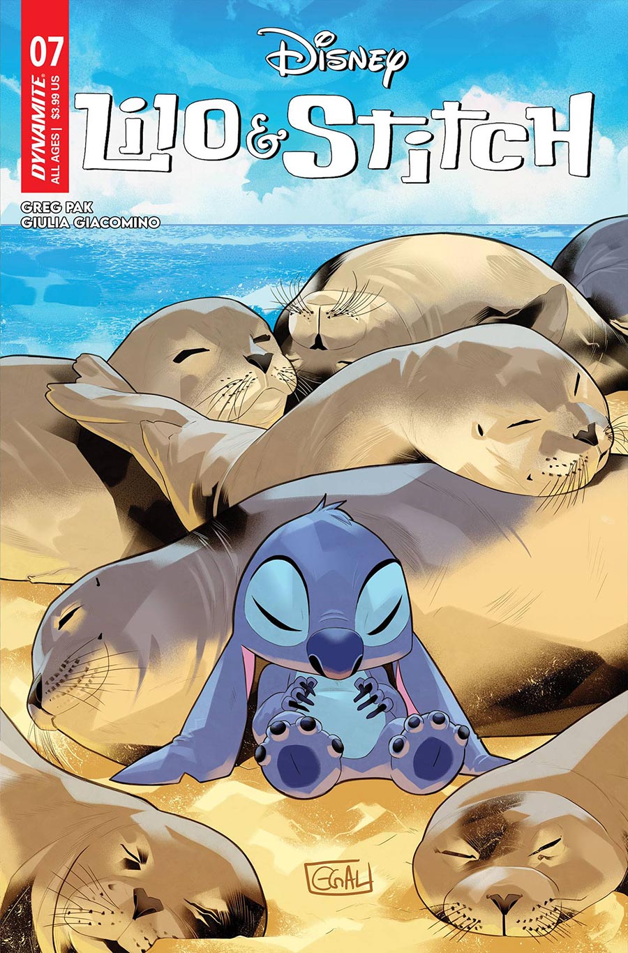 Lilo & Stitch #7 Cover C Variant Edwin Galmon Cover