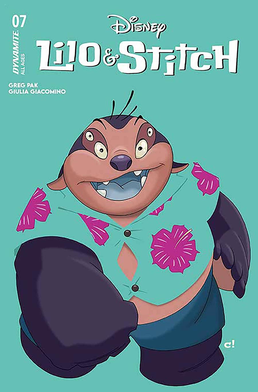 Lilo & Stitch #7 Cover D Variant Craig Rousseau Color Bleed Cover