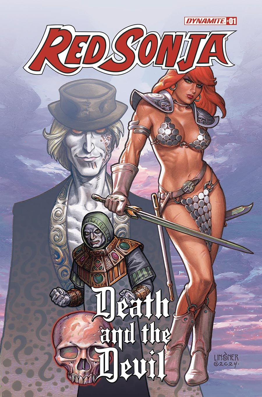 Red Sonja Death And The Devil #1 Cover A Regular Joseph Michael Linsner Cover