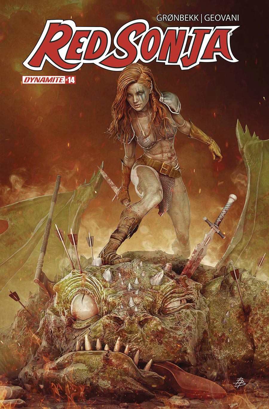 Red Sonja Vol 10 #14 Cover B Variant Bjorn Barends Cover