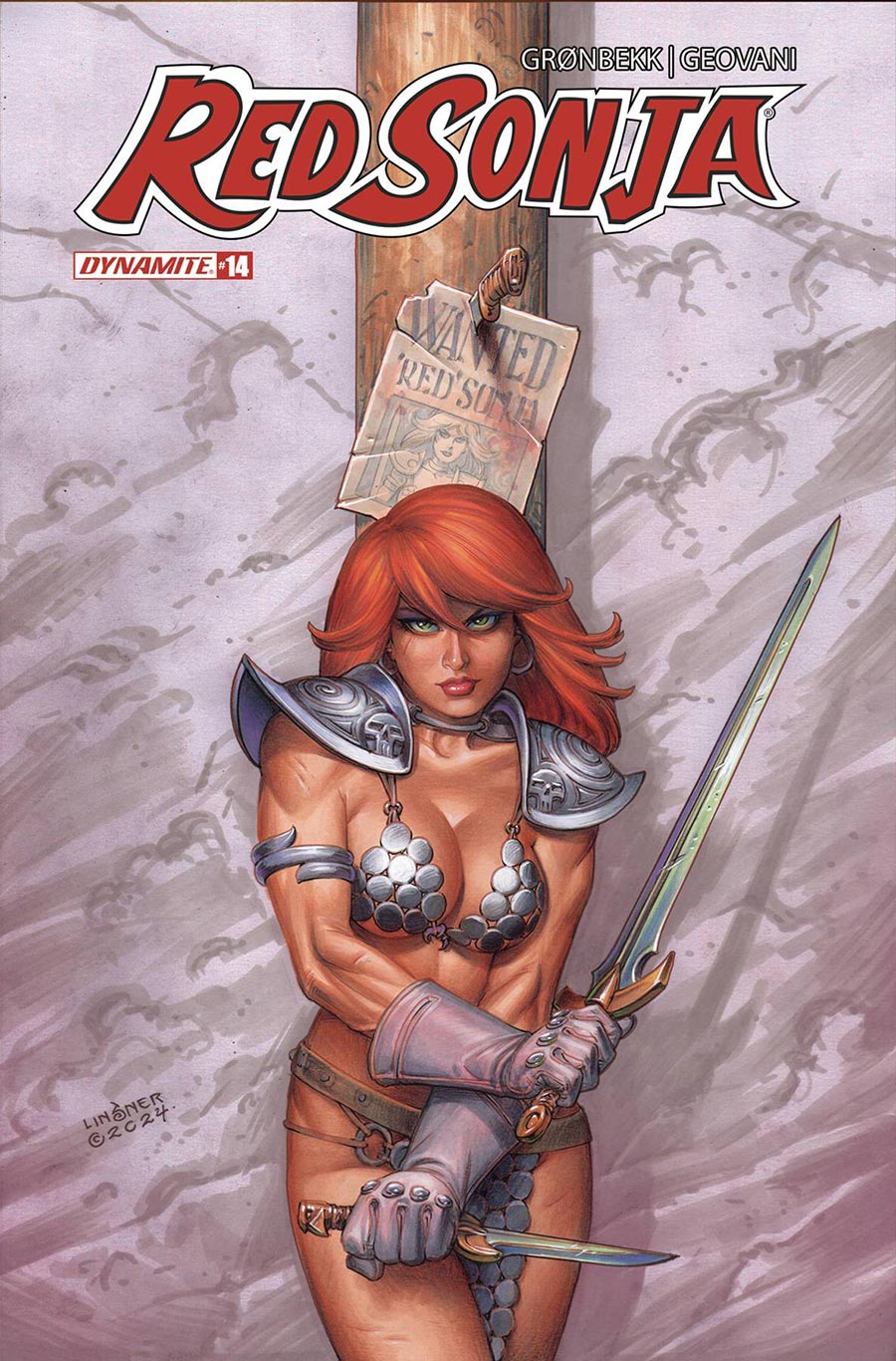 Red Sonja Vol 10 #14 Cover C Variant Joseph Michael Linsner Cover