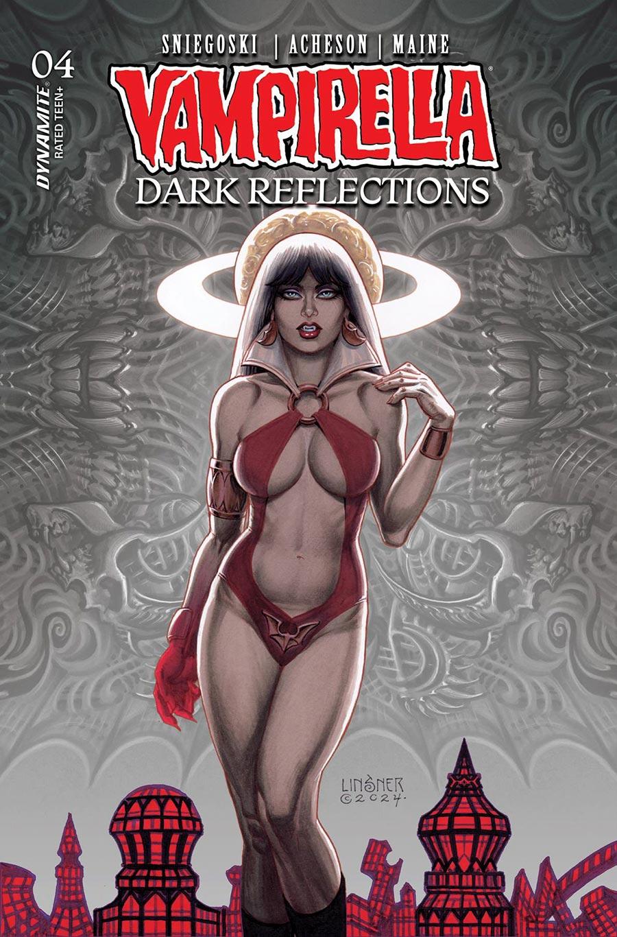 Vampirella Dark Reflections #4 Cover B Variant Joseph Michael Linsner Cover