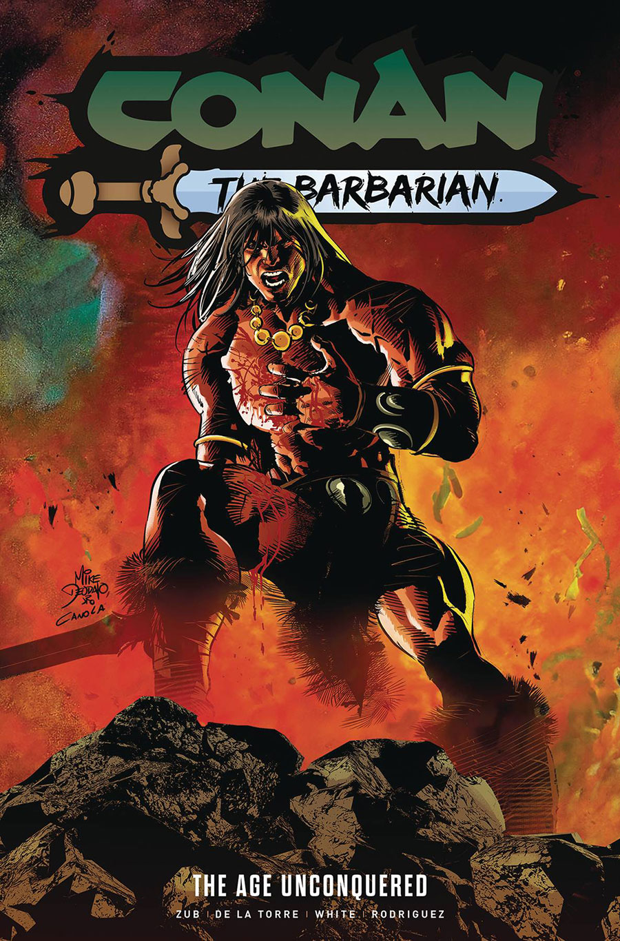 Conan The Barbarian (2023) Vol 3 The Age Unconquered TP Direct Market Mike Deodato Jr Variant Cover