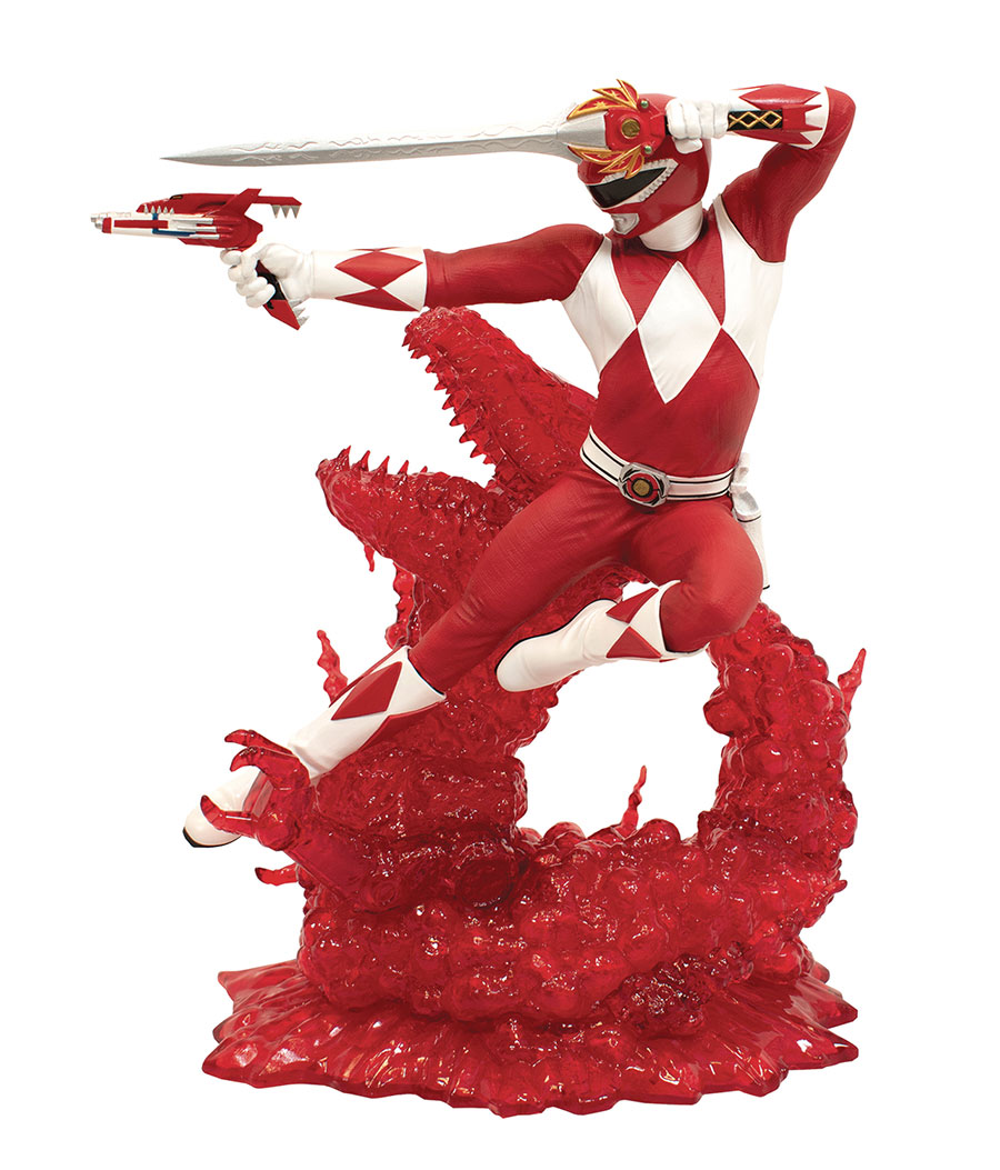 Mighty Morphin Power Rangers Gallery Diorama Red Ranger Deluxe PVC Statue