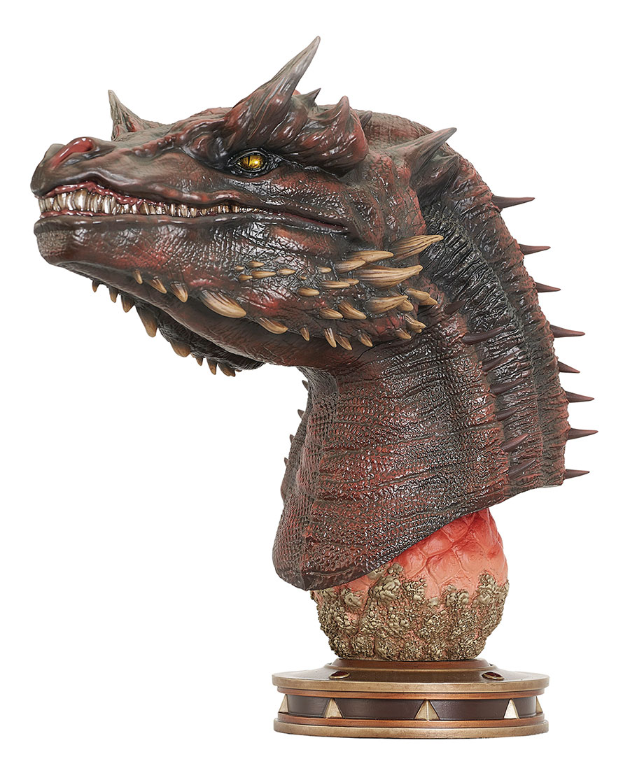 House Of The Dragon Legends In 3-D Caraxes 12-Inch Resin Bust