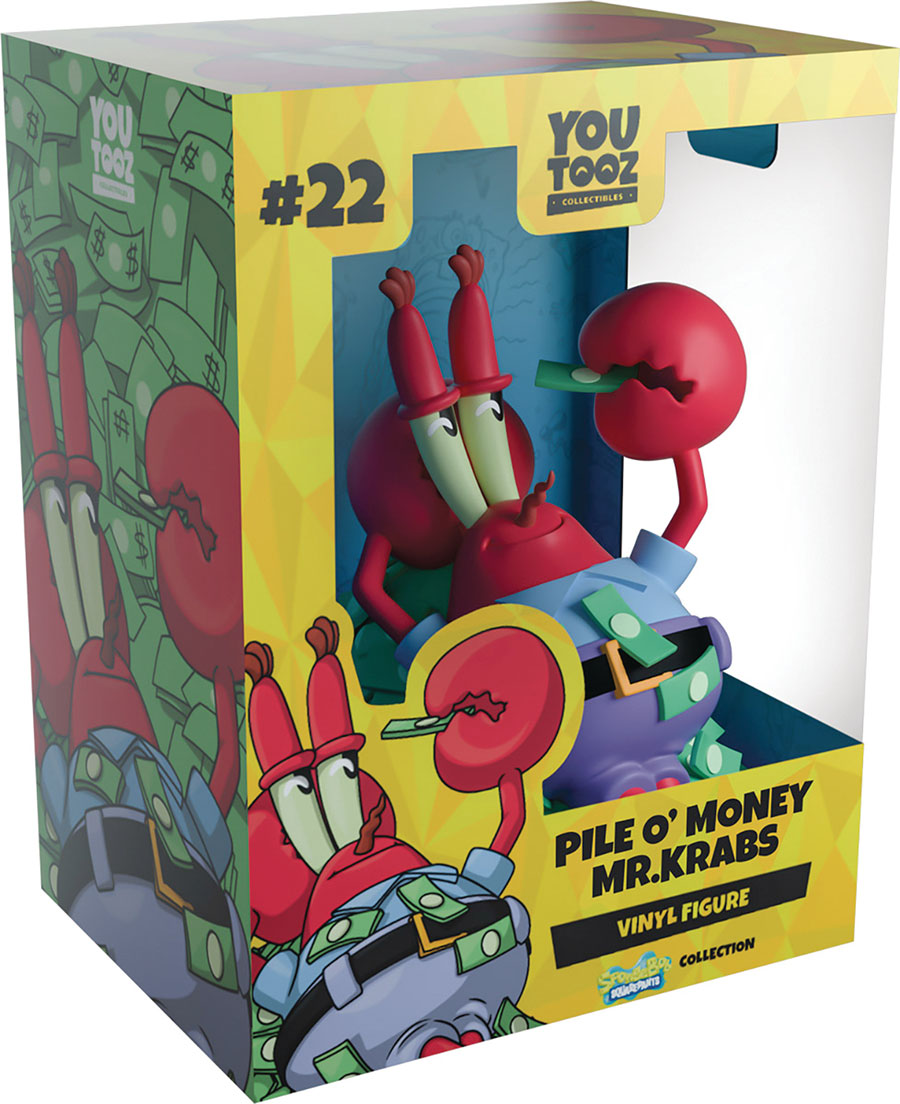 Youtooz SpongeBob SquarePants Pile O Money Mr Krabs Vinyl Figure