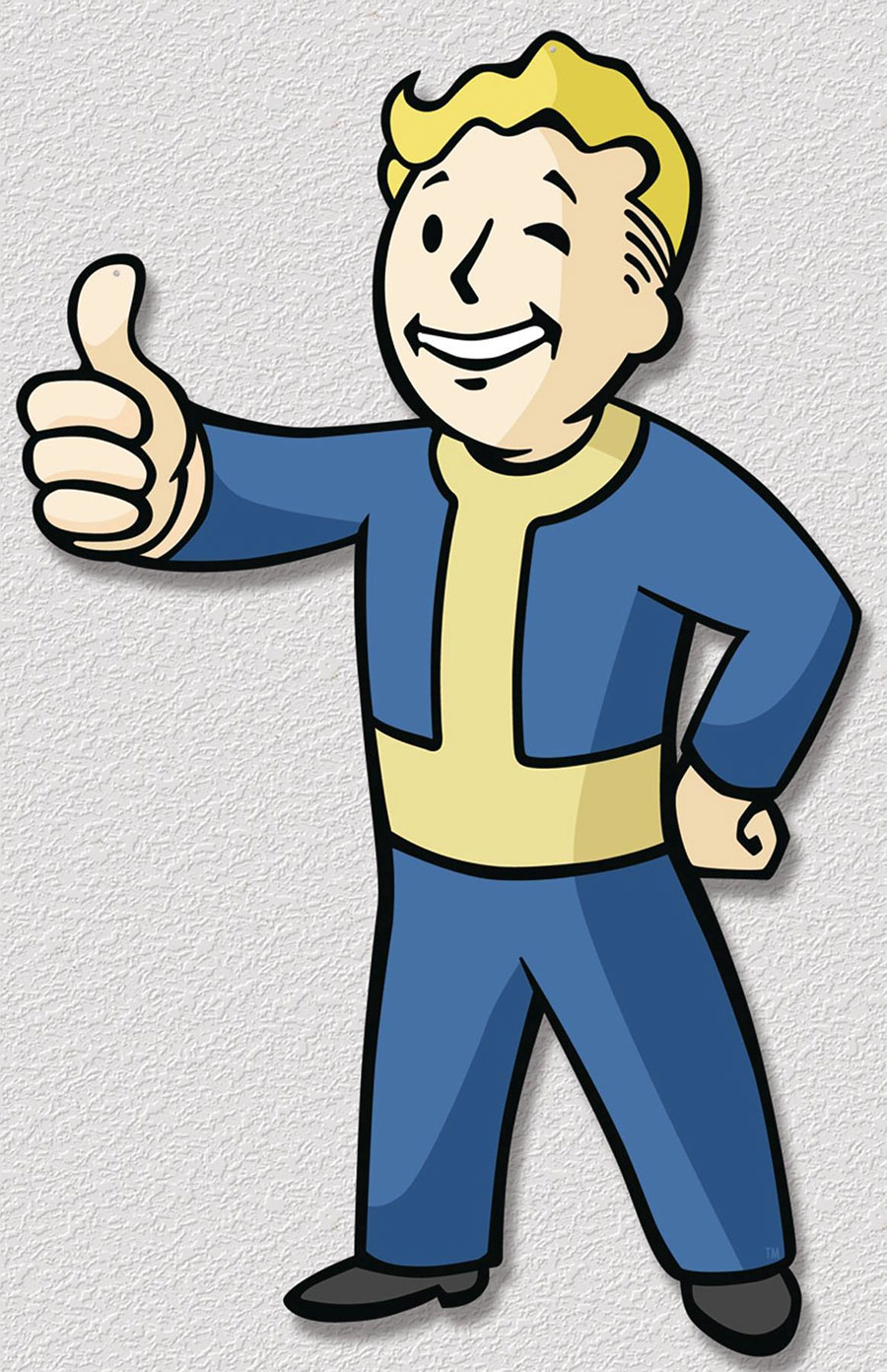 Fallout Vault Boy Previews Exclusive Die-Cut Metal Sign