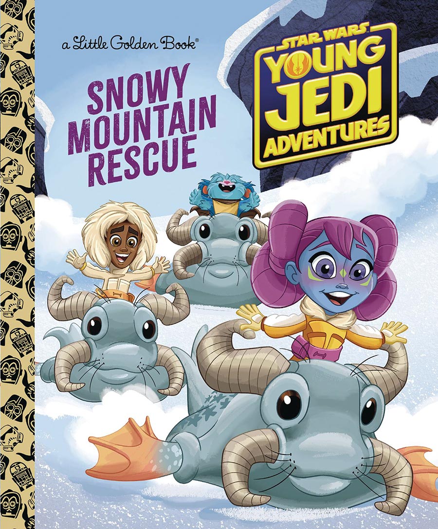 Star Wars Young Jedi Adventures Snowy Mountain Rescue Little Golden Book HC