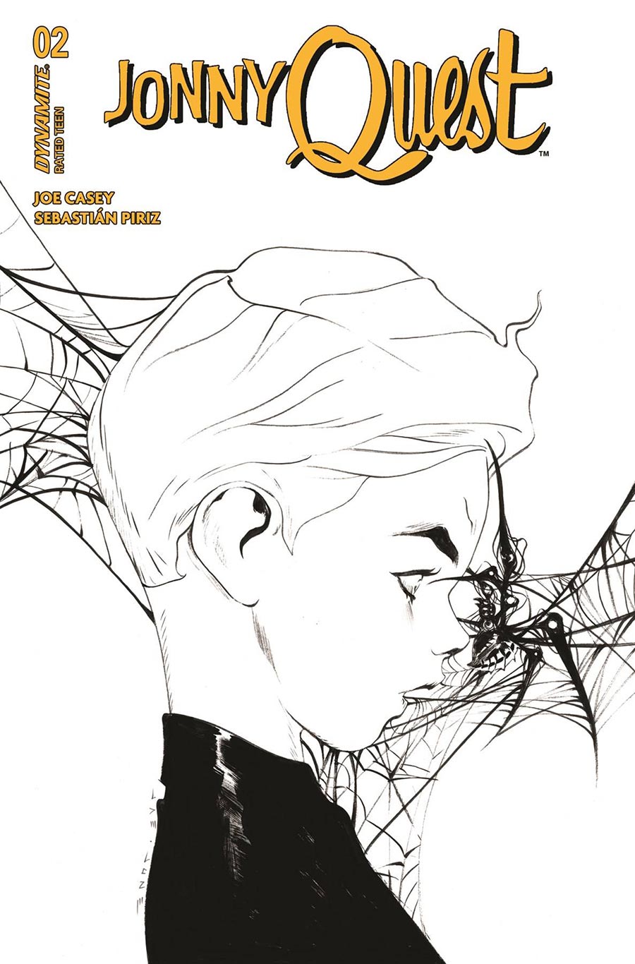 Jonny Quest Vol 2 #2 Cover I Incentive Jae Lee Line Art Cover