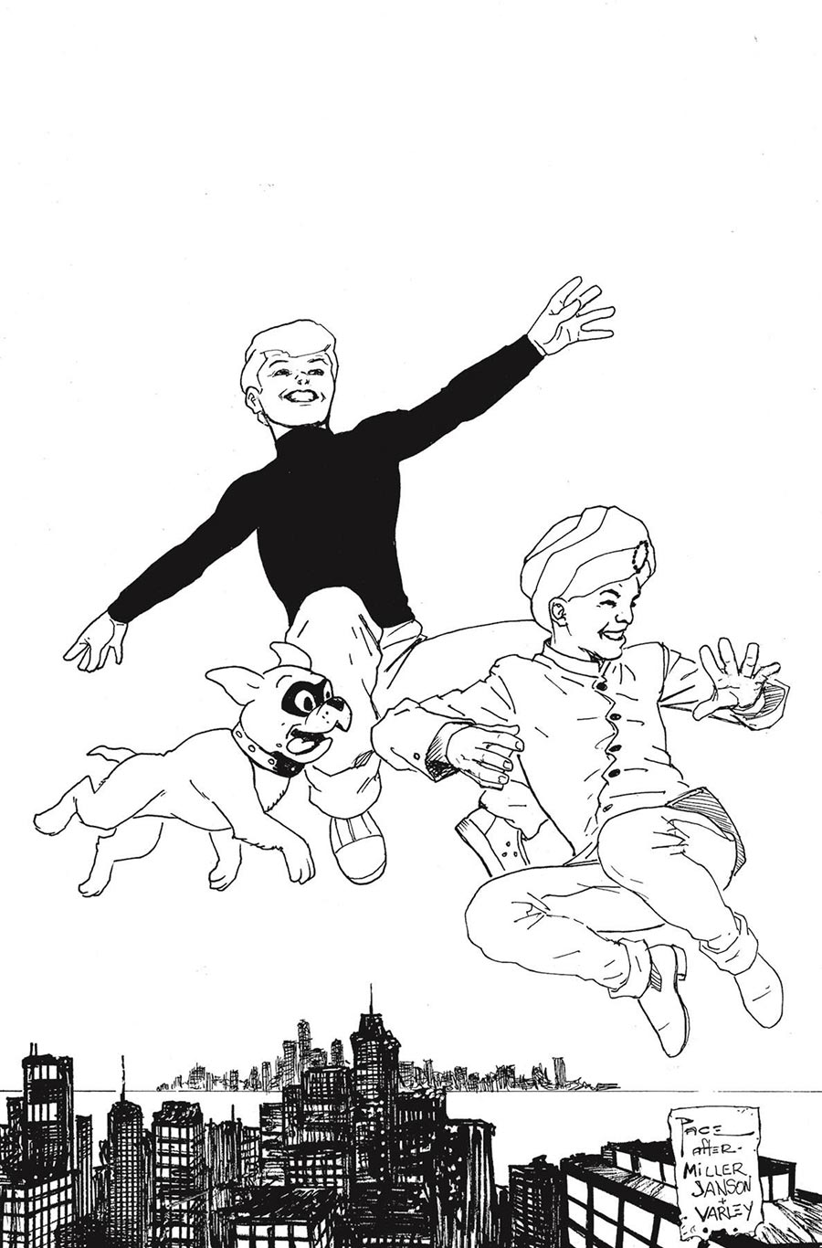 Jonny Quest Vol 2 #2 Cover L Incentive Richard Pace Line Art Virgin Cover