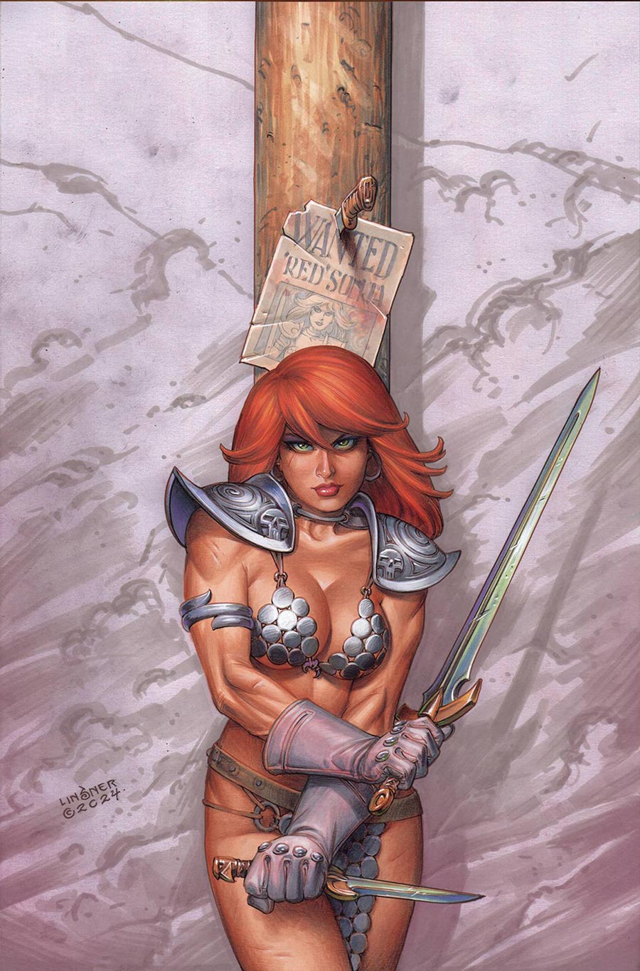 Red Sonja Vol 10 #14 Cover I Incentive Joseph Michael Linsner Virgin Cover