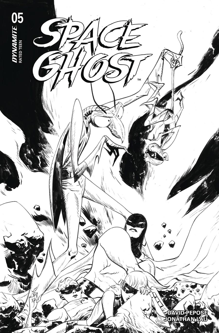 Space Ghost Vol 4 #5 Cover H Incentive Jae Lee Line Art Cover