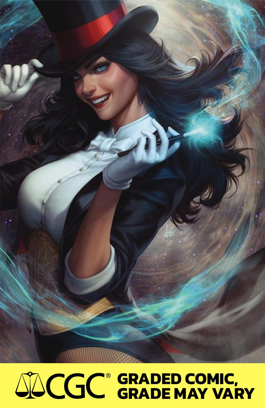 Zatanna Bring Down The House #1 Cover I DF Stanley Artgerm Lau Variant Cover CGC Graded 9.6 Or Higher