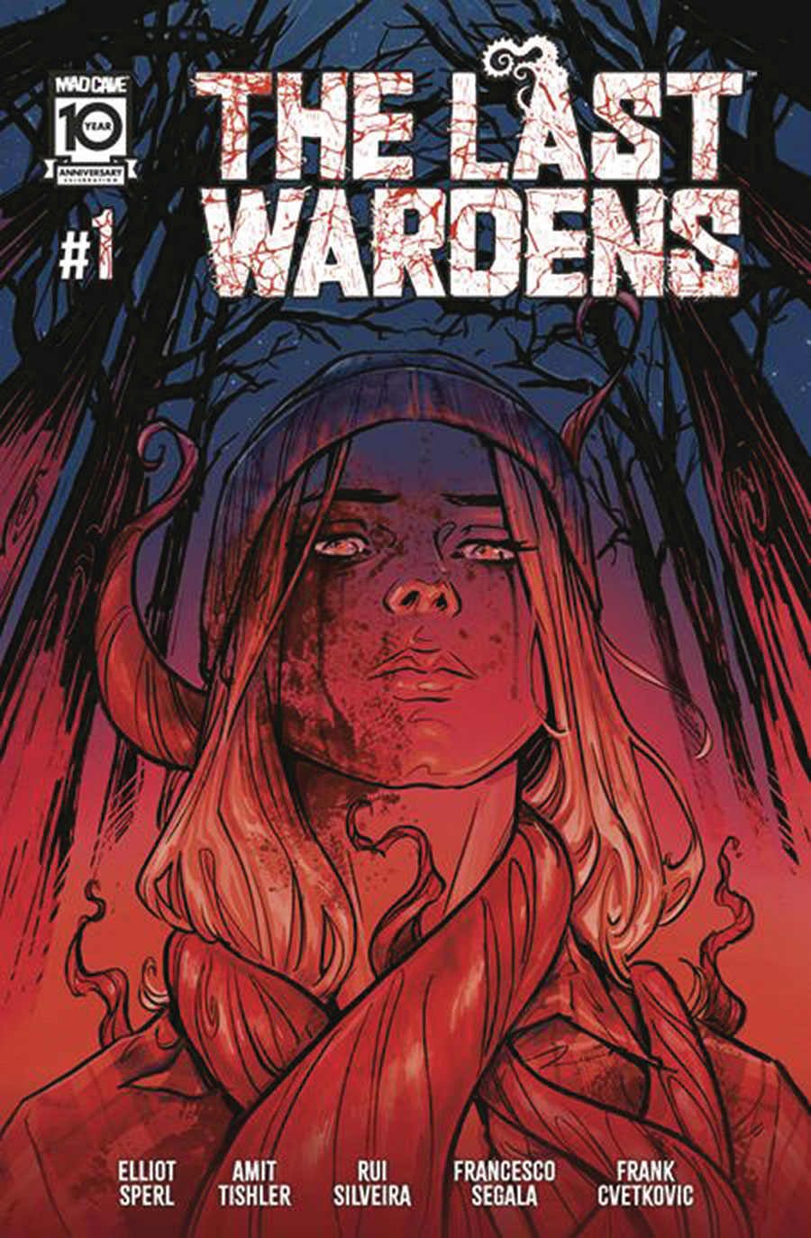 Last Wardens #1 Cover D DF Variant Cover Signed By Amit Tishler & Elliot Sperl