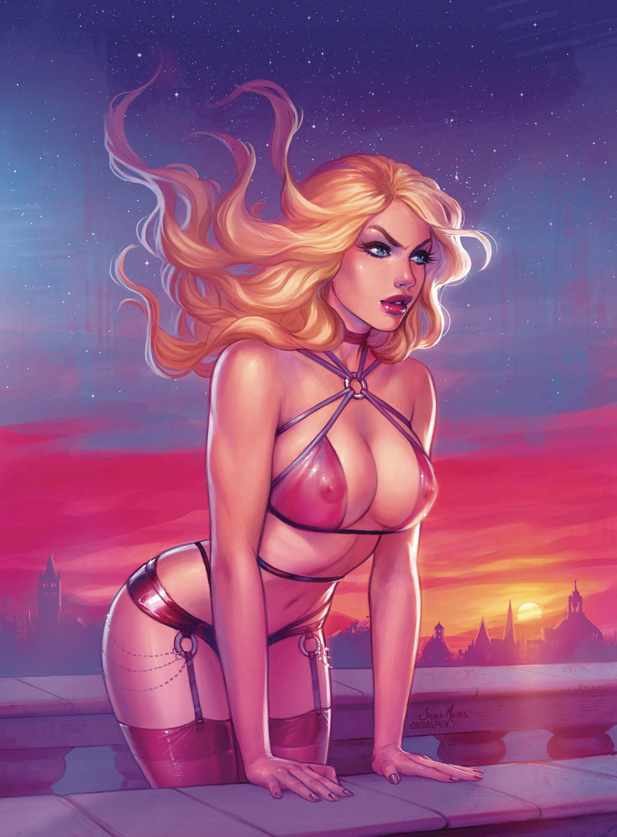 Grimm Fairy Tales Presents Wonderland Return To Madness #3 Cover G Sonia Matas Red Agent Risque Retailer Variant Cover