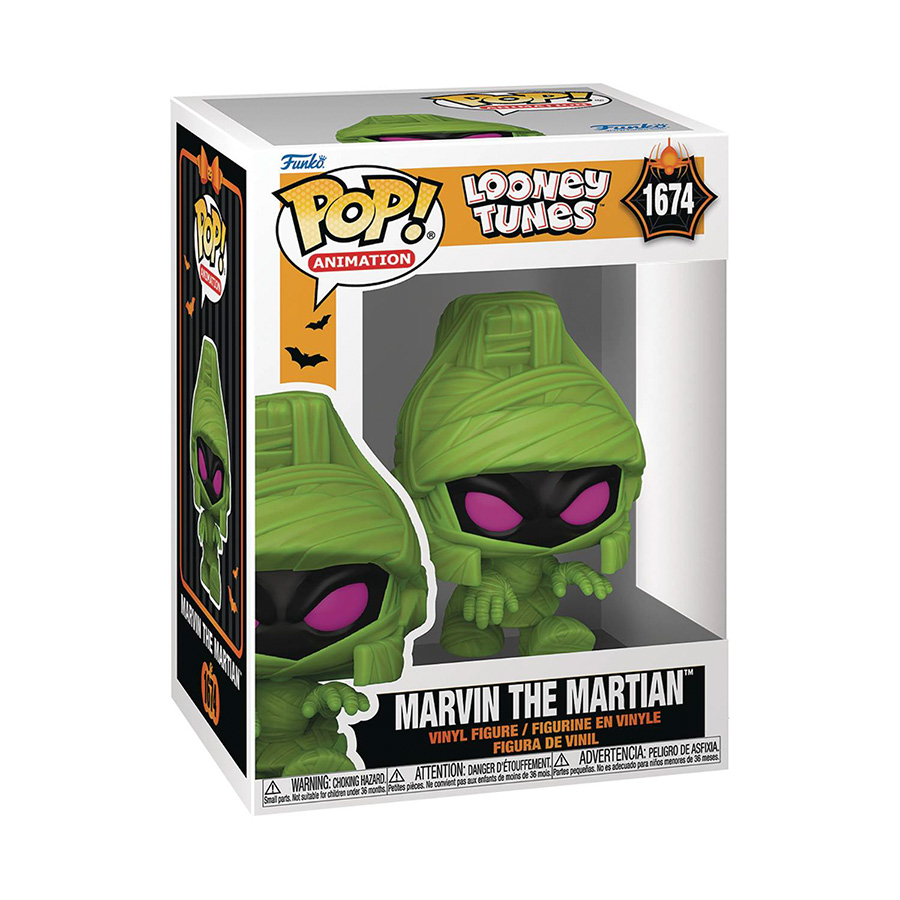 POP Animation Looney Tunes Halloween Marvin The Martian Mummy Vinyl Figure