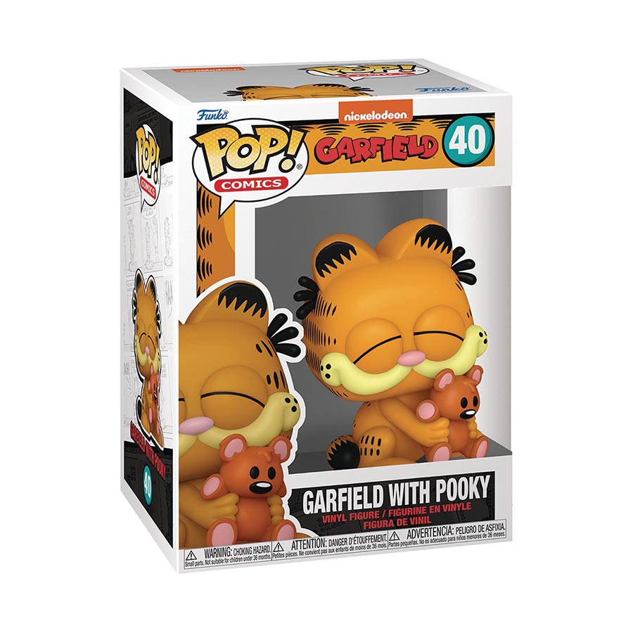 POP Comics Garfield Garfield With Pooky Vinyl Figure