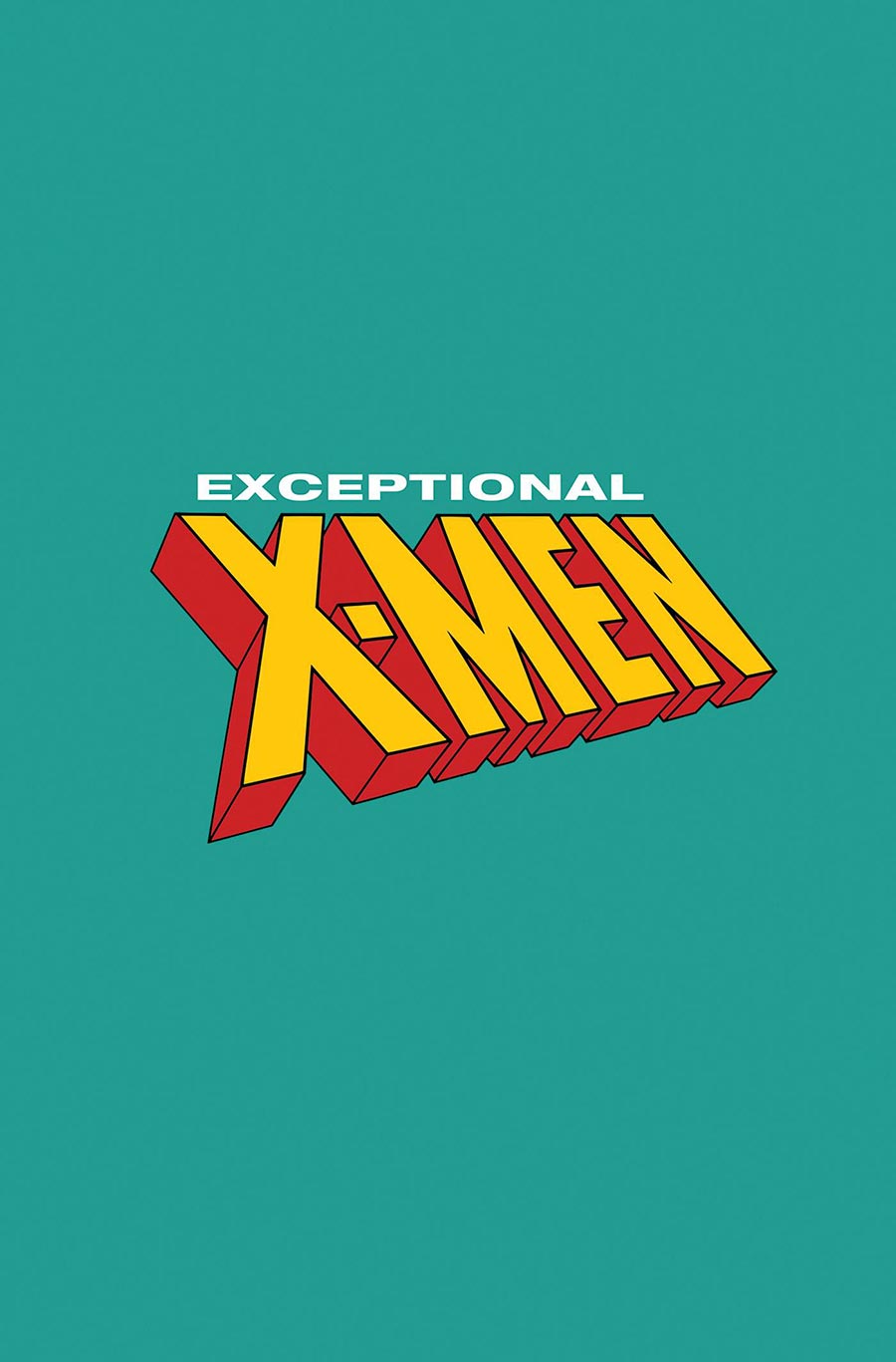 Exceptional X-Men #1 Cover G Variant Logo Cover